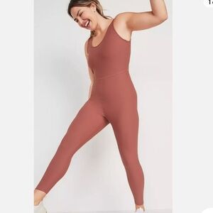 NEW Old Navy Blush Pink Sleeveless PowerSoft Bodysuit Size XS
